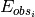 E_{obs_i}